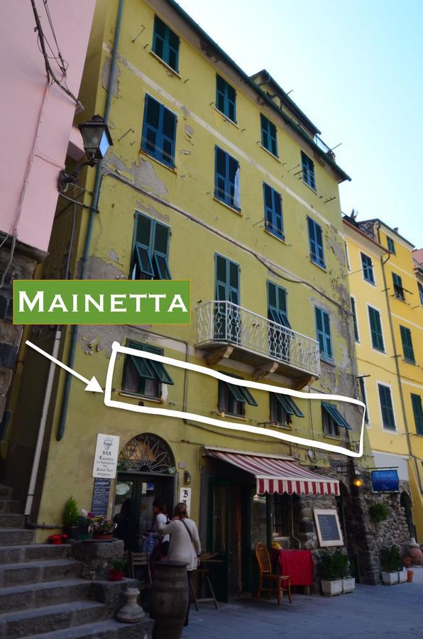 Mainetta Sea View Apartment With Ac Vernazza Kültér fotó